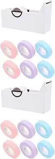 Healeved 2 Sets Lash Glue Sensitive Tape Lash Extensions Eyelash Planting Strips Medical Tapes Cutter for Makeup