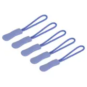 20pcs Zipper Pulls Pull Head Handle Replacement Tab Tags Cord Extension Blue