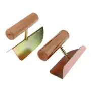 Wooden Handle Putty Knife Scraper Drywall Corner Shovel Puller Diatom Mud Tool