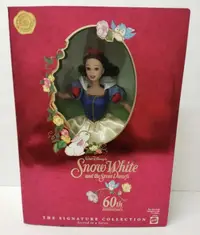 在飛比找露天拍賣優惠-【千代】迪士尼芭比娃娃白雪公主60周年Barbie Disn