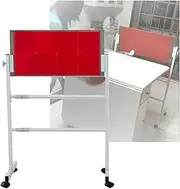 Movable Table Tennis Rebound Board, Self Training Tool,Ping Pong Accessory for Clubs Office Home Gyms Schools