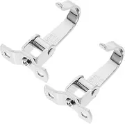 NULYLU 2 Pcs Top Mounting Hook Mount Heavy Versatile Ceiling Steel Hook Bird Feeder Bracket Duty Wall Hanging Large Stainless Plant Two Hang Plants Ceiling Fixation Stainless Steel Silver