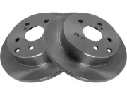 Rear Brake Rotor Set 55RWWB58 for Lexus HS250h 2010 2011 2012 (for: Lexus)