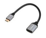 Mini HDMI Adapter Mini HDMI Male to HDMI Female 4K@60Hz Cable