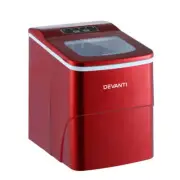 Devanti Ice Maker Machine Portable Commercial Ice Cube 2L Bar Countertop 12KG