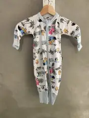 Bonds X Bluey Zip Wondersuit Beach White Sz 00 Bnwt Free Post (acc386acc648