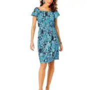 Lilly Pulitzer Clarette Flutter Sleeve Dress, XL