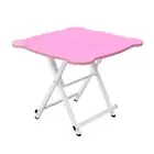 Folding Table Indoor Outdoor Portable Picnic Dining Play Side Camping Desk Pink