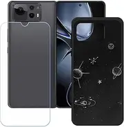 [BMPNLSZ] TPU Cover for Asus Zenfone 12 Ultra + HD Tempered Glass, Silicone Shell Bumper Protective Back Case - 9 Hardness Anti-Scratch Screen Protector for (6,78") - LH98