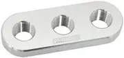Aeroflow Weld In Alloy Plate 1/8" Npt X 3 Ports Vacuum Intercooler - AF986-02-03