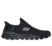 Skechers Shoes Sport Men's Slip Ins Black Wide Fit Glide Step Memory Foam 233011