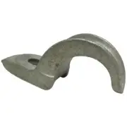 Generic 1/2" Rigid Straps One Hole - Hot Dip Galvanized - Malleable Iron (Pac...