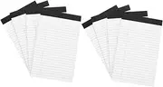 LAPYAPPE Tearable Lined Notepad for Taking Smooth Writing Legal Pads for Office Management and School Use Wide Ruled