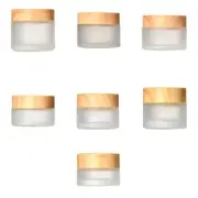 Glass Cosmetic Containers Empty Sample Jars with Leakproof Lids Makeup