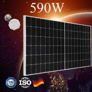 590W Solar Panel Mono Home Boat Caravan Camping Charge Battery 590 Watt