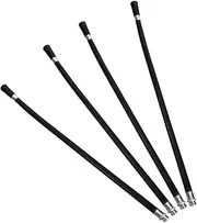 Generic 4pcs Fire Extinguisher Hose Fire Hose Nozzle Fire Nozzle Fire Extinguishers Extinguisher Discharge Pipe Fire Extinguisher Hose Pressure Washer Discharge Hose Pp Black