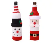 Cute Christmas Sweater Wine Bottle Cover, for Christmas Decorations Cute Christmas Sweater Party Decorations