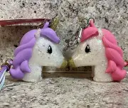 Bath & Body Works Pocketbac Hand Sanitizer Holder Unicorn Magnetic BFFs Set of 2