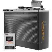 1* VoltX 12V 100Ah Lithium Battery LiFePO4 Slim 1* 12V 50A DC Charger Bluetooth