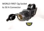 50 amp plug to Cig Lighter Adaptor connector Cover Assembly