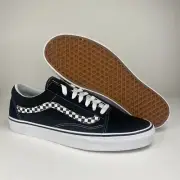 Men Vans Old Skool (Sidestripe V) Black Size 12