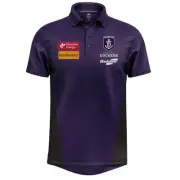 Fremantle Dockers 2025 AFL SEKEM Mens Club Polo | Black by Sporting House