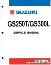 1980-1981 Suzuki GS250T 1982-1985 Suzuki GS300L Motorcycle Service Manual : 9...