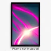 Pixel Art Poster - Rosy Aurora (8 Bit Psychedelic Trippy Weird Video Game Print)