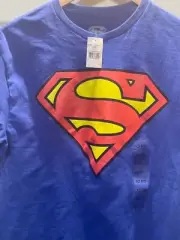 SuperMan Glow In The Dark Adult T-Shirt T Shirt - M - New With Tags!