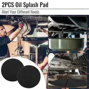 2PCS Oil Drain Splash Pad Waterproof Pad Car Changing Oil Mat