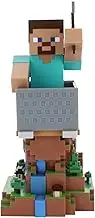 Cable Guys - Minecraft Steve Gaming Accessories Holder & Phone Holder for Most Controller (Xbox, Play Station, Nintendo Switch) & Phone