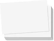 S&O 300gsm 4x6” Postcard Paper Cardstock(Both Sides Blank) for Art or Clear Thank Notes for Mailing—Set of 60 White Blank Invitation Sheets, Printable Stationery Set, Bulk Greeting Cards Pack