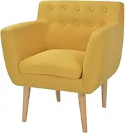 VRAXO Armchair Yellow Fabric -12.65KG,244069
