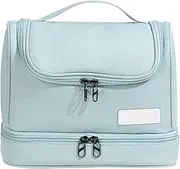 [RYTTGOP] Makeup Cases, Large Capacity Cosmetic Bag, with Brush Storage, Wide Open Portable, for Travel Essentials Travel Size Toiletries
