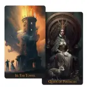 12x7cm Weird World Tarot Deck, 78 Cards, Indie Tarot for Divination & Collectors