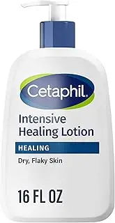 CETAPHIL Intensive Healing Lotion with Ceramides 16 oz For Dry, Rough, Flaky Sensitive Skin 24-Hour Hydration Fragrance, Paraben & Gluten Free