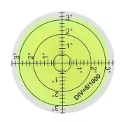 Portable Bulls Eye BubbleLevel for Caravan and Camera Platforms