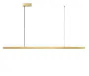Flam LED Brass Linear Pendant Light