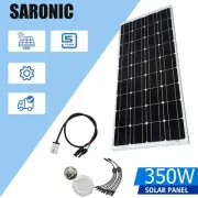 12V 350W Solar Panel Kit Mono Home Caravan Camping Power Charging Battery