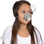 Animal Nose Walrus Halloween Costume Accessory Nose, Grey White, One-Size
