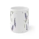 Ceramic Mug 11oz lavender design