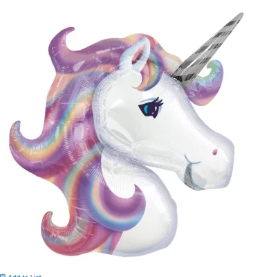 32" Unicorn Party Balloon, Unicorn Birthday Party, Unicorn Balloon Arch
