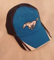 Ford Mustang Black and Blue Adjustable Hat