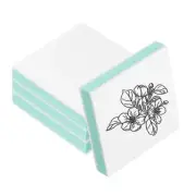4Pcs 2X2" Rubber Carving Blocks, Soft Linoleum Art Carving Block, Green