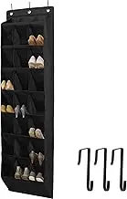 Hanging Shoe Organizer,Over the Door Shoe Storage,Shoe Storage Door Hanger,Behind the Door Storage Organizer for Shoes Sneaker