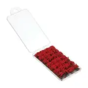 1 Set/28Pcs Miniature Static Flower Cluster Grass Tuft Model, Red