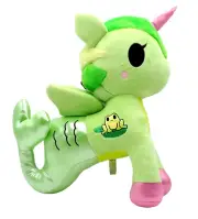Aurora Plush Tokidoki Mermaid Stuffed Animal Unicorn 20" Lilypad Green New