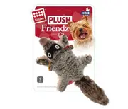 Gigwi Plush Friendz Series Dog Toy Racoon Squeaker
