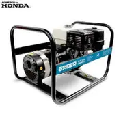 SABER 6400W 13.5hp Petrol Generator with Honda GX-390 and IP44 15A Sockets SABGENO8