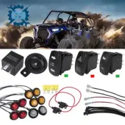 Turn Signal Kit Street Legal Led Light Horn Hazard For SXS UTV ATV Rocker Switch